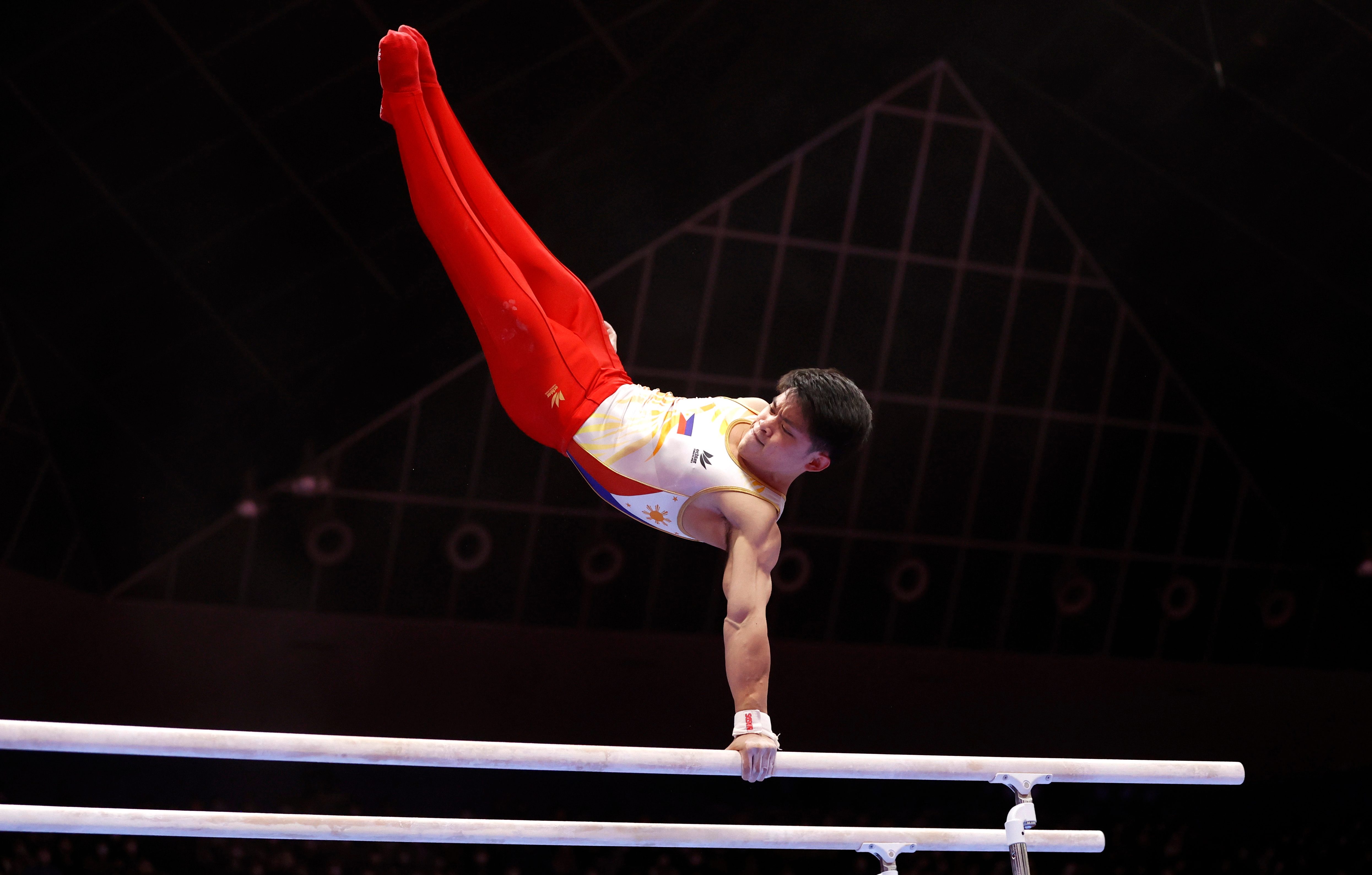 Carlos Yulo makes history, claims another world gymnastics medal