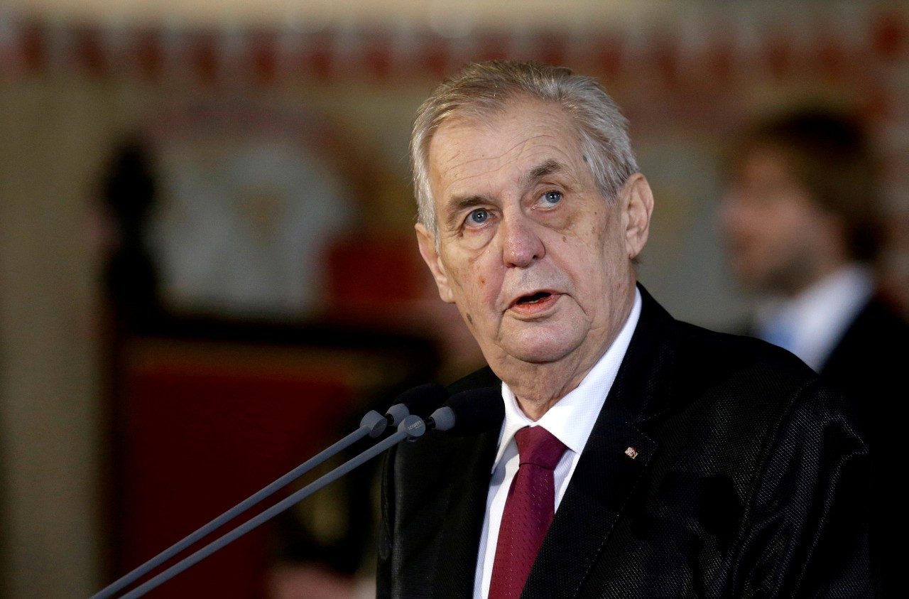 Czech President Zeman in intensive care at key post-election time