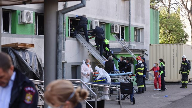 Fire at COVID-19 hospital in Romania kills 9 people