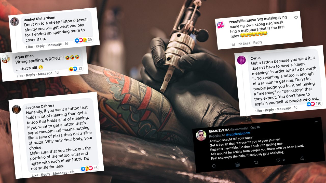 Getting your first tattoo? Here's advice from those who've survived the pain
