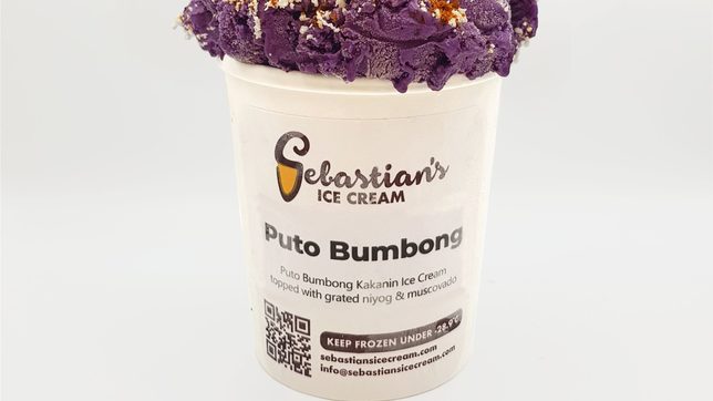 Get puto bumbong ice cream with the works from Sebastian’s