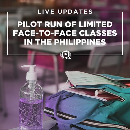 LIVE UPDATES: Limited face-to-face classes start in the Philippines