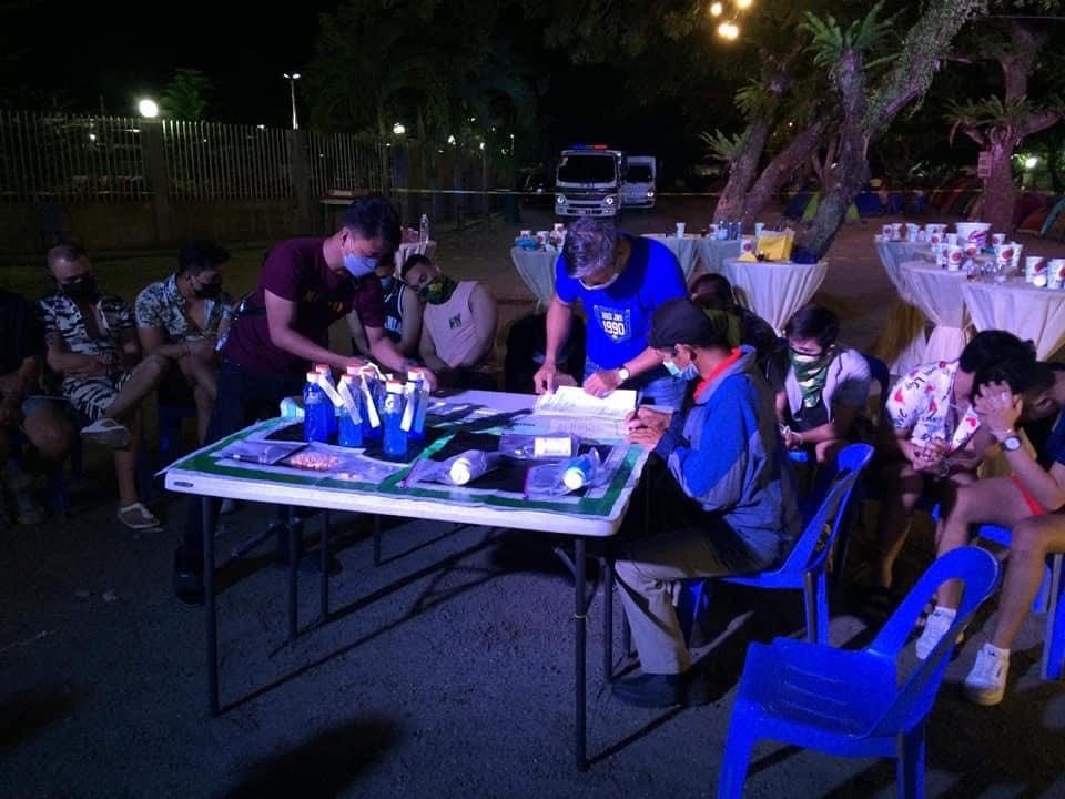 Narcs file drug complaints vs 17 suspects in Davao beach party raid