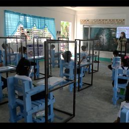 PANOORIN: Kakaibang silid-aralan sa pagbabalik ng face-to-face classes