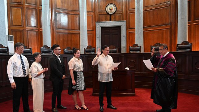 After years of applying, Midas Marquez is Supreme Court justice