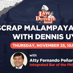 [PODCAST] Law of Duterte Land: DOJ and warrantless arrests