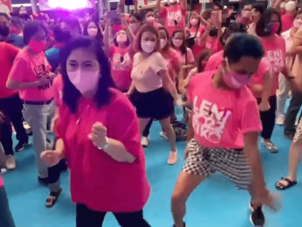Unbothered Robredo dances to Taylor Swift as substitution drama unfolds