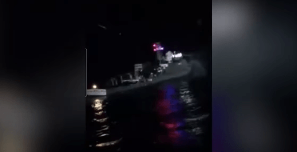 WATCH: Chinese coast guard ships fire water cannons on Philippine vessels