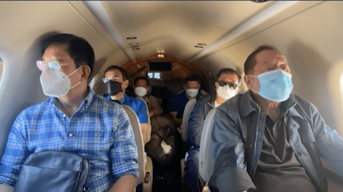 Plane flying Lacson to Pag-asa Island receives China warning
