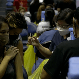 WATCH: Start of 3-day national COVID-19 vaccine drive in Quezon City site