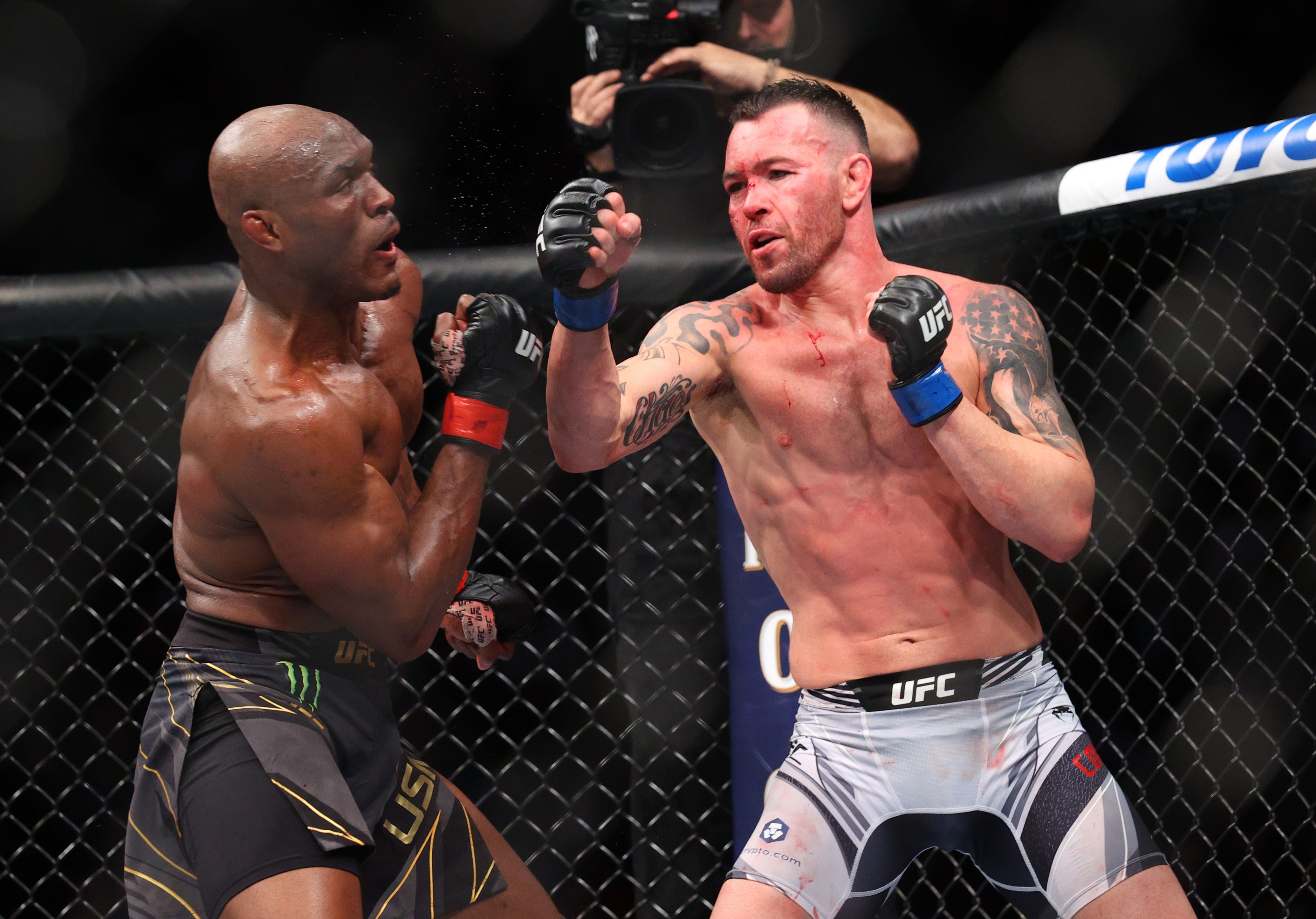 WATCH: Kamaru Usman defends title over Colby Covington at UFC 268