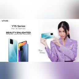 Take glowing selfies this holiday with the vivo Y15 Series