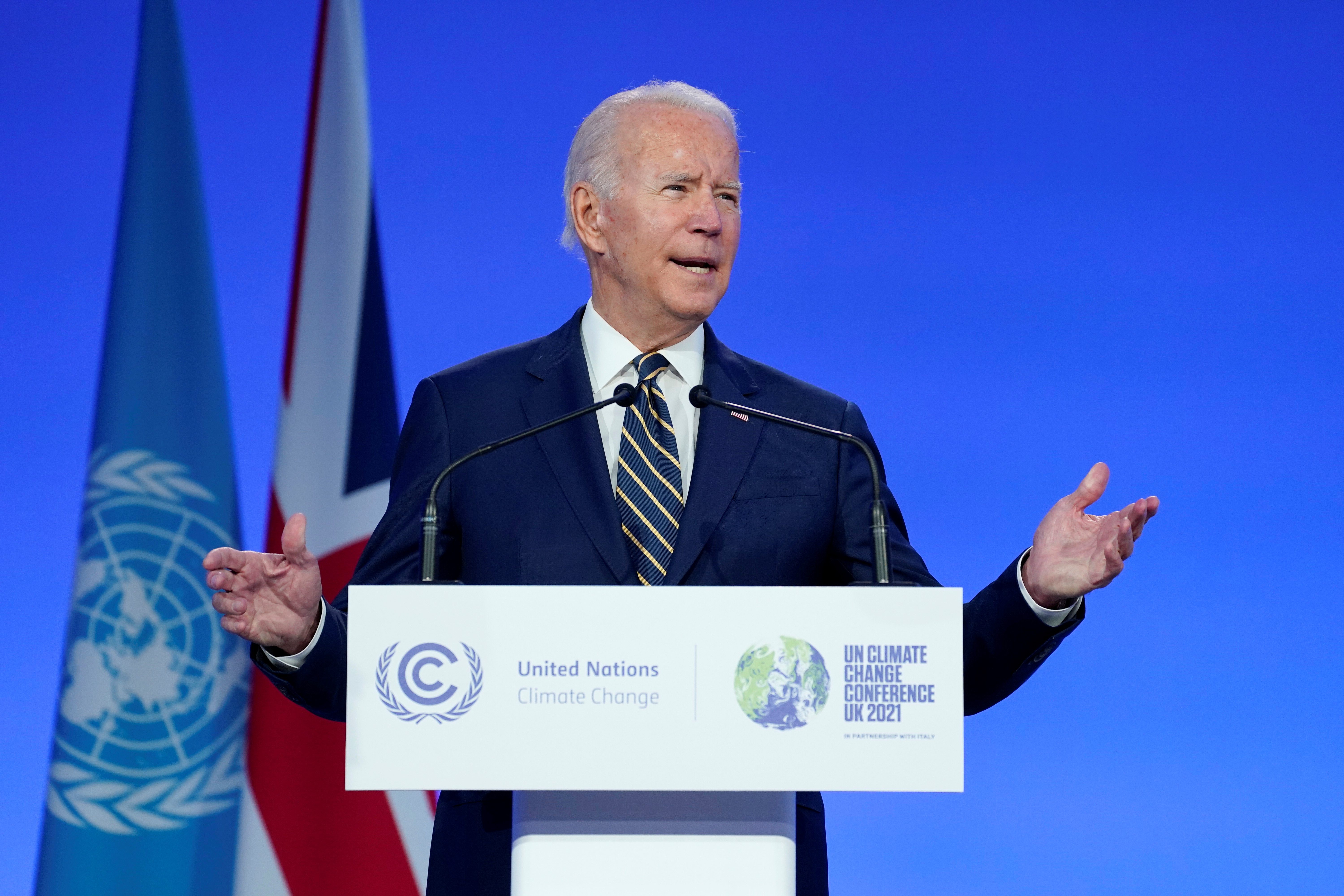 Biden says US will meet its climate goals, urges help for developing nations