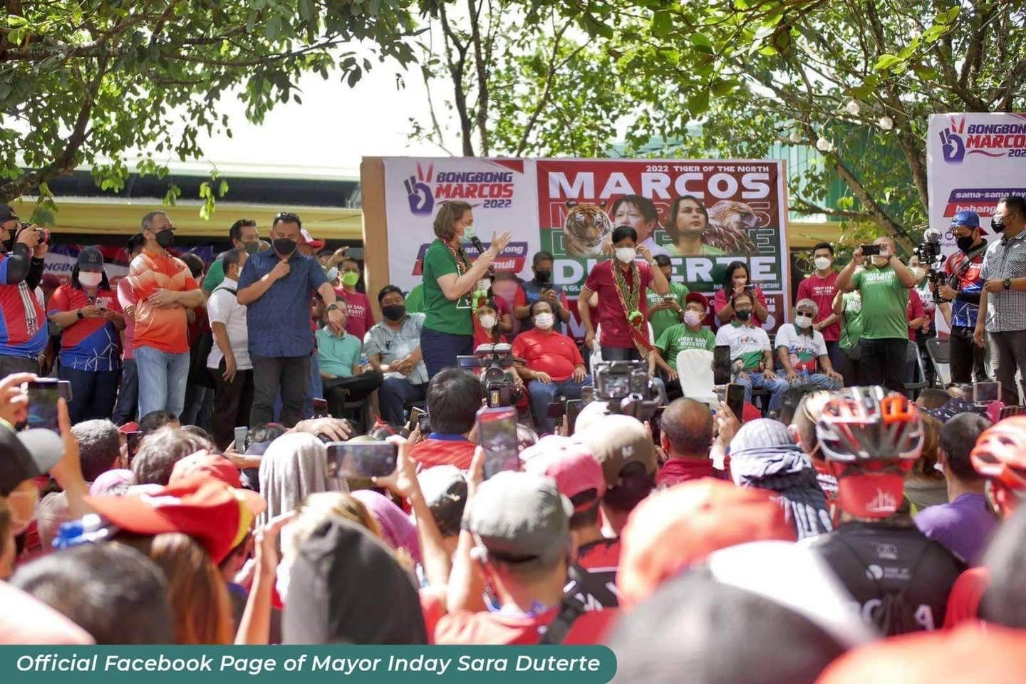 Why did first Bongbong-Sara joint motorcade skirt Davao City?