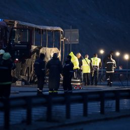 Flaming bus crash in Bulgaria kills 45 Macedonian tourists