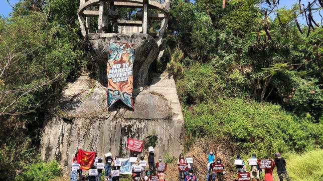 ‘The North resists’: Groups recall ‘true legacy’ of Marcos at defaced bust in Benguet