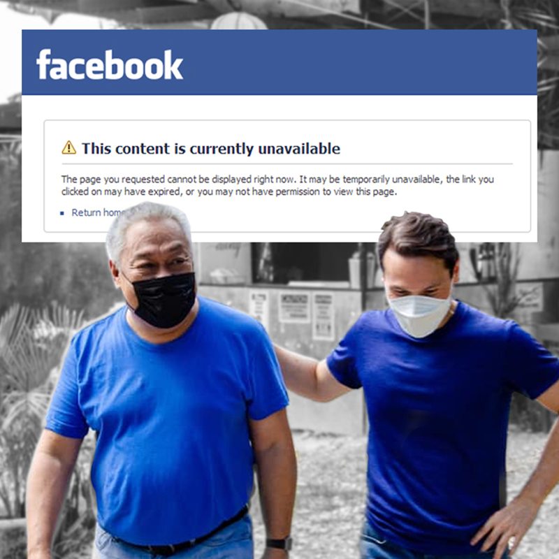Cebu gubernatorial race: Durano-Davide campaign Facebook page taken down