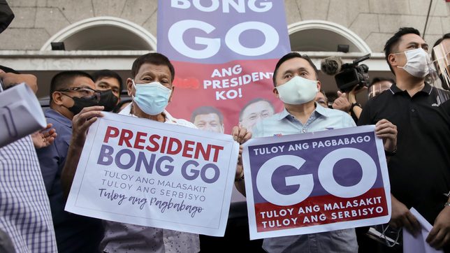 No circus here: Bong Go says Sara Duterte only choice for VP