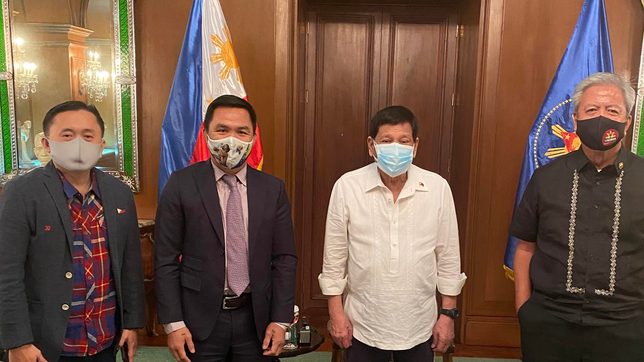 Friends again? Pacquiao meets with Duterte