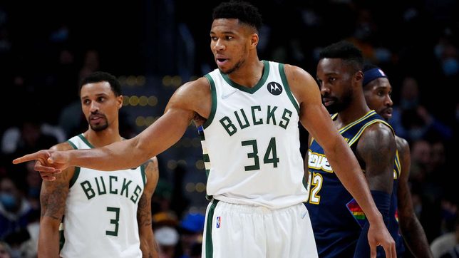Bucks down undermanned Nuggets for 6th straight win