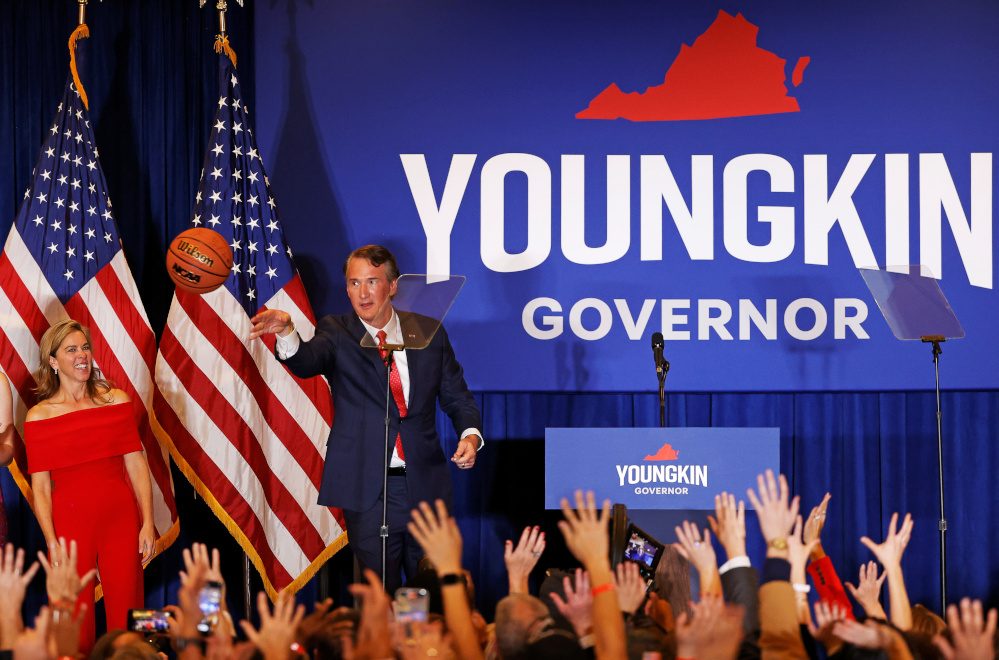 Republicans jolt Biden with Virginia win, stronger than expected New Jersey showing