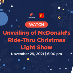 WATCH: Unveiling of McDonald’s Ride-Thru Christmas Light Show