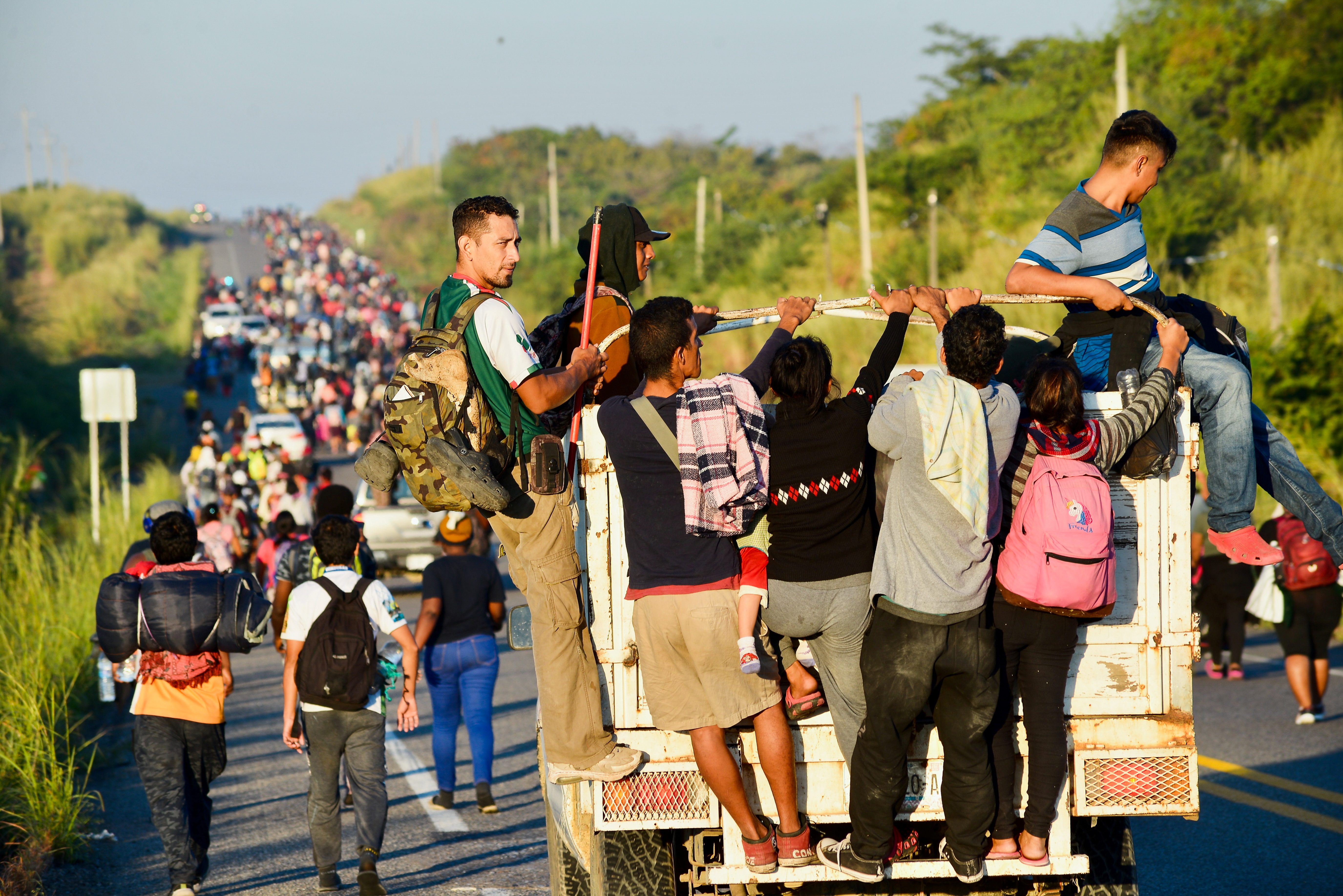 Over 1,500 migrants in Mexico caravan regularized, government says
