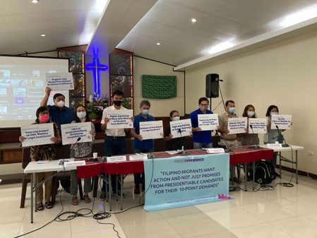 OFW groups issue 10-point demand to be included in electoral agenda