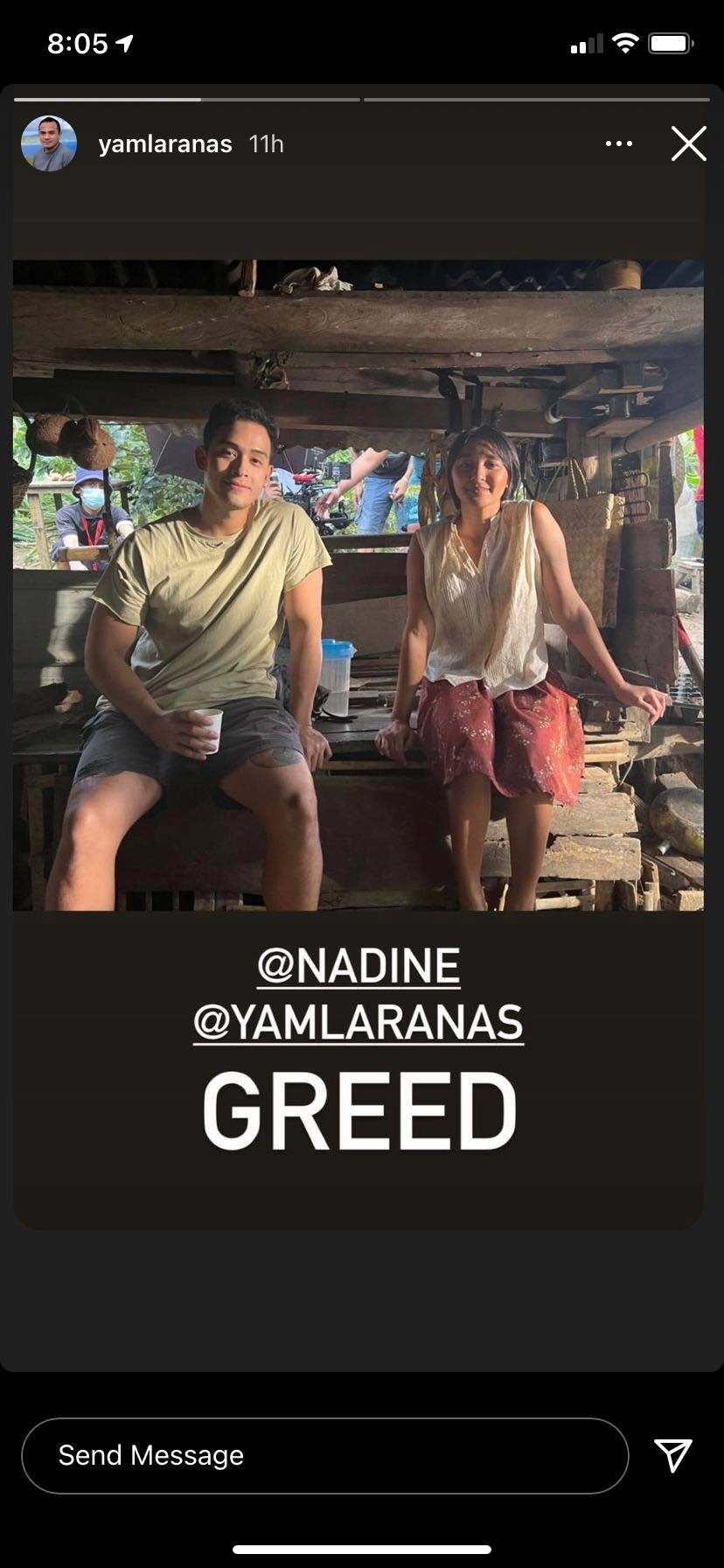 FIRST LOOK: Nadine Lustre, Diego Loyzaga start filming ‘Greed’