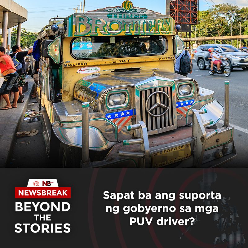 [PODCAST] Beyond the Stories: Sapat ba ang suporta ng gobyerno sa mga PUV driver?