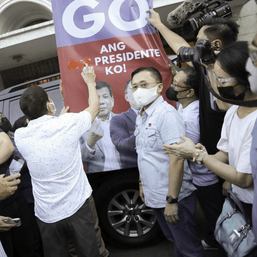 Supporters of PDP-Laban VP bet Bong Go stage 500-vehicle caravan in Negros Occidental