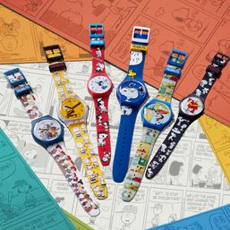 The gang’s all here: Swatch X Peanuts Collection