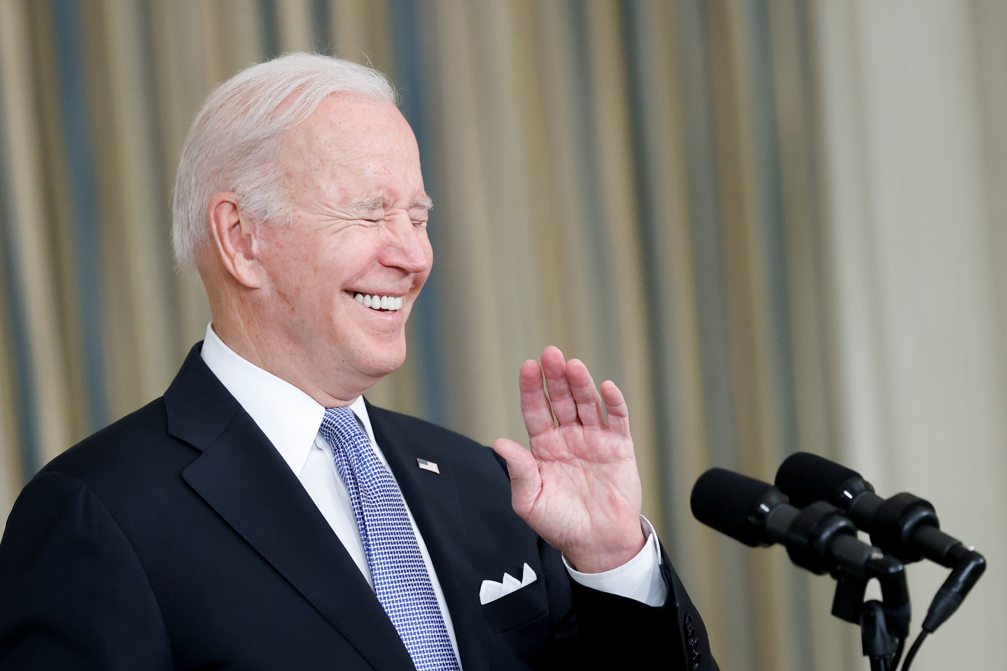‘Finally, infrastructure week!’ Biden says, cheering $1 trillion bill