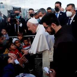 Don’t exploit migrants for politics, Pope Francis says on refugee island