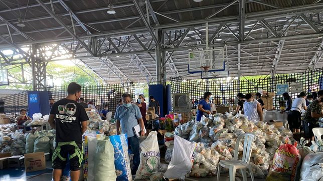 WATCH: Inside the Typhoon Odette relief efforts in Ateneo de Manila