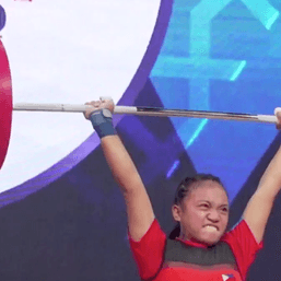Olympic champion Hidilyn Diaz arrives in Manila