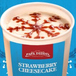 It’s berry good! Try strawberry cheesecake ice cream by Papa Diddi’s