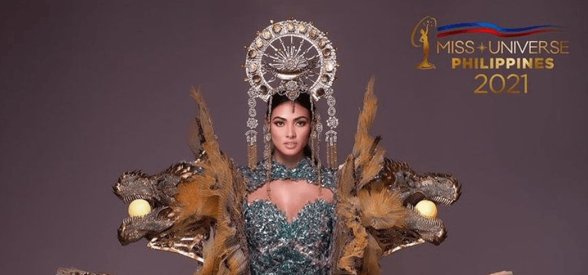 Look Beatrice Luigi Gomez Wows In Bakunawa National Costume For Miss Universe 21