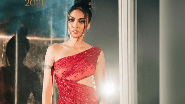 LOOK: Beatrice Luigi Gomez is fiery in red in evening gown segment of Miss Universe 2021