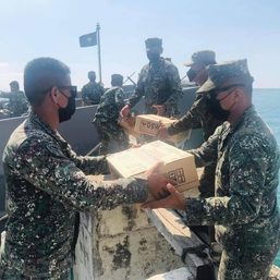 LOOK: PH Navy holds passing exercises with Japanese vessels