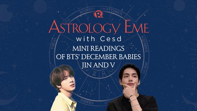 [PODCAST] Astrology Eme with Cesd: Mini readings of BTS’ December babies – Jin and V