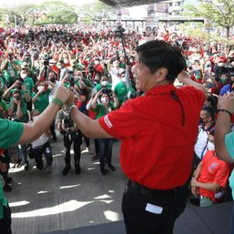 Marcos, Duterte trade praises as Cavite supporters cheer unity calls