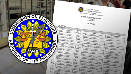 In Comelec’s updated tentative list, presidential bets down to 15