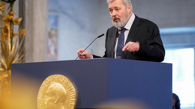 [WATCH] Dmitry Muratov’s Nobel speech: Journalists ‘the antidote against tyranny’