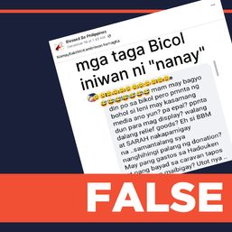 FALSE: Robredo didn’t give aid to Odette victims in Bohol