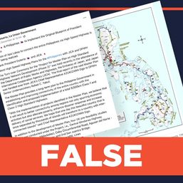 FALSE: JICA, Philippines to use Ferdinand Marcos’ blueprints for highway masterplan