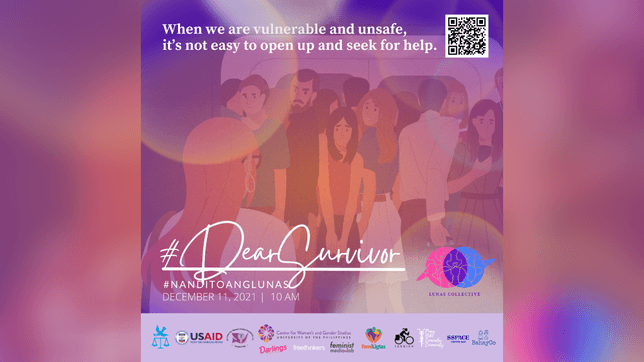 Lunas Collective to hold #DearSurvivor, a  virtual care event for survivors of gender-based violence in public spaces