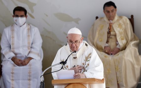 Pope Francis calls for healing in split Cyprus; Orthodox archbishop attacks Turkey