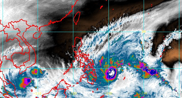 Typhoon Odette strengthens further over Philippine Sea