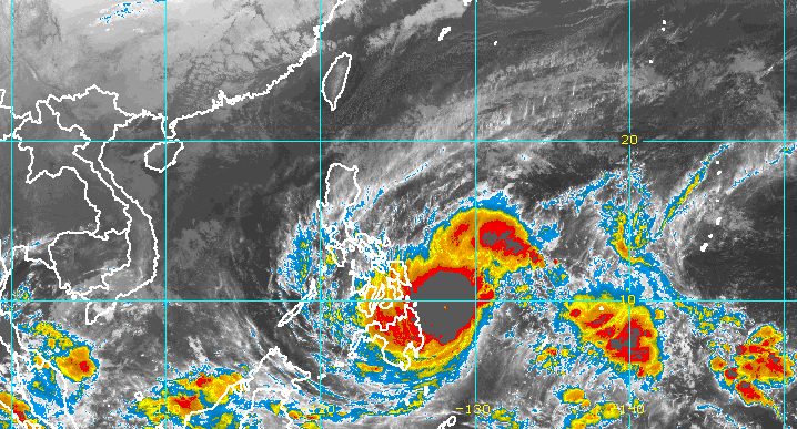 Typhoon Odette intensifies again as it heads for Dinagat-Surigao area